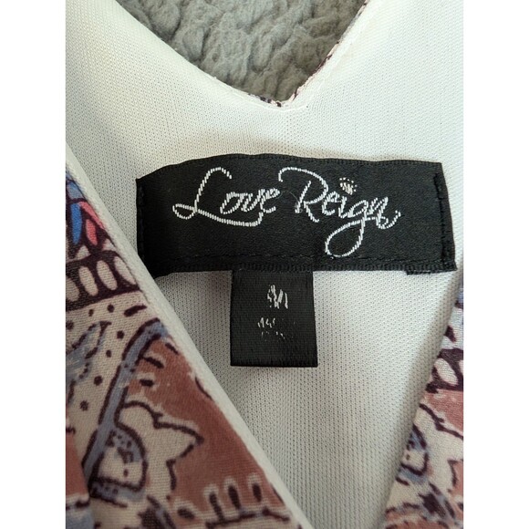 Love Reign Maxi Dress Patchwork Quilt Cottagecore Prairie Western Size Med - Picture 4 of 15